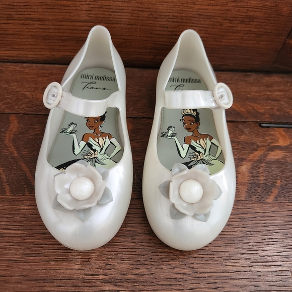 Girls mini melissa Tiana Shoes Size 10 - Picture 1 of 12